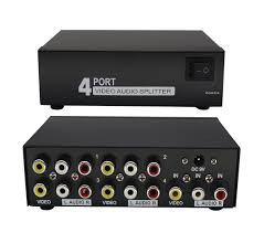 AV (AUDIO VIDEO) SPLITTER 1 IN 4 OUT