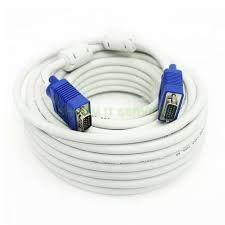 VGA CABLE 20 METER (90) WHITE