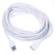 USB 2.0 EXTENTION CABLE 5 METER (90) WHITE
